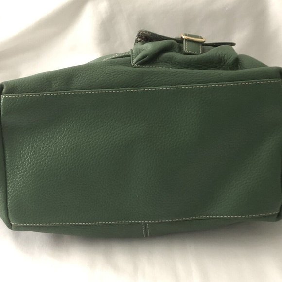 Vintage Maxx New York Leather Bag, Deep Green, New - Picture 3 of 10